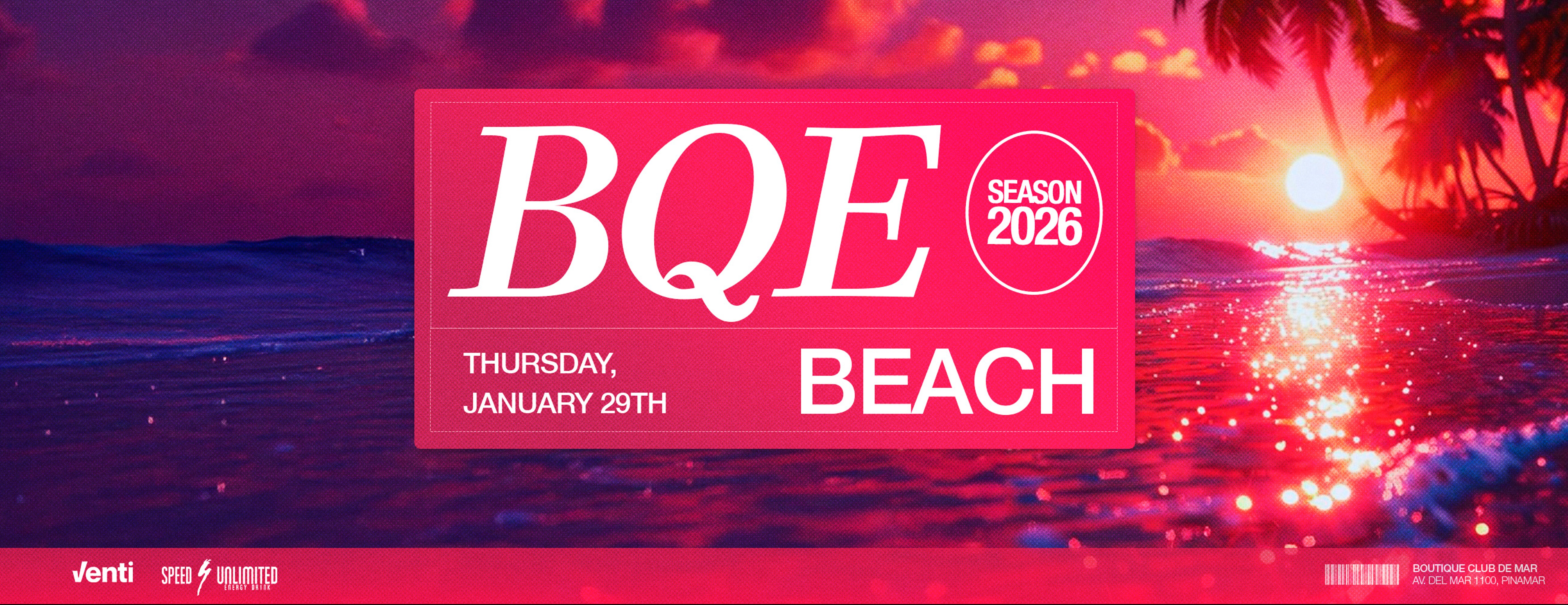 BQE Beach - Jueves 29 de Enero