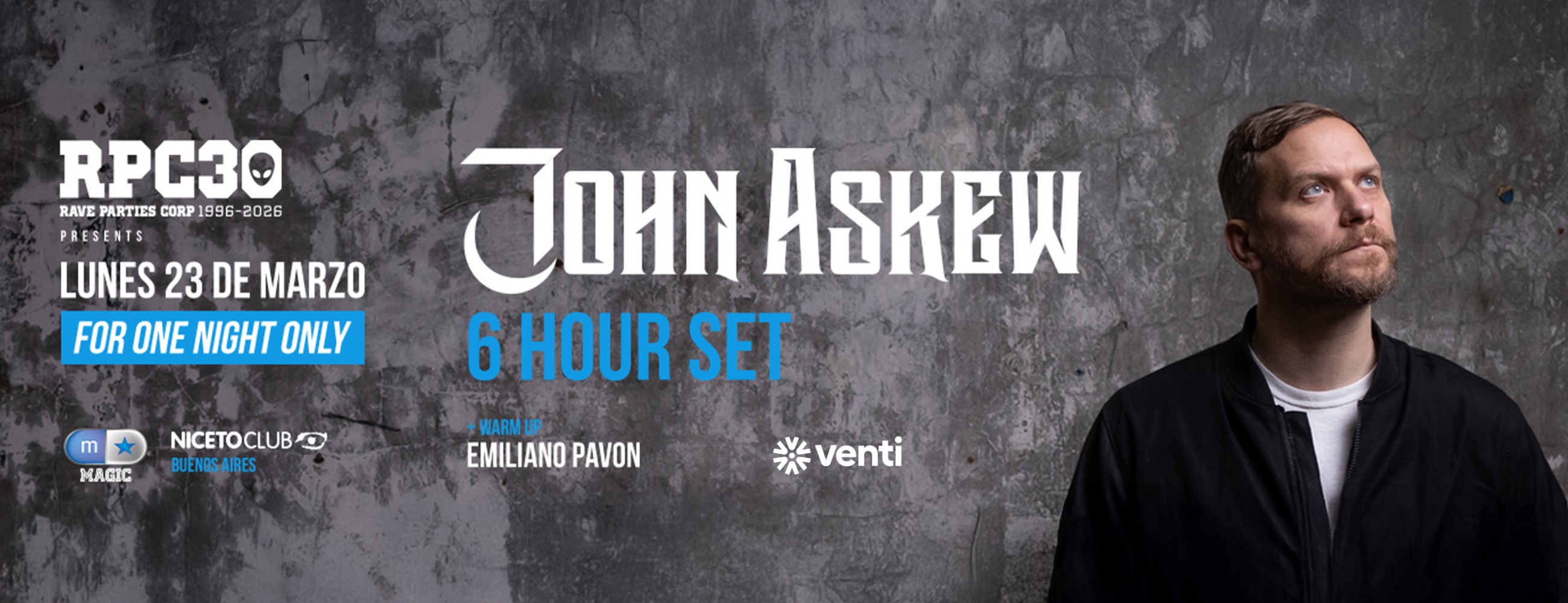 JOHN ASKEW 6 HOUR SET @ MAGIC, NICETO CLUB