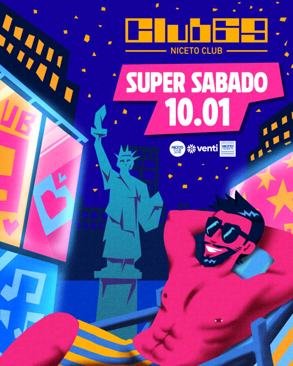 Club 69 ENERO en Niceto Club