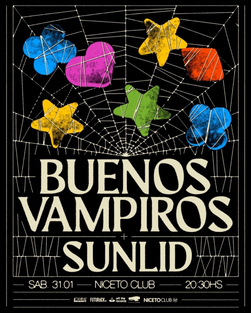 BUENOS VAMPIROS + SUNLID en Niceto Club