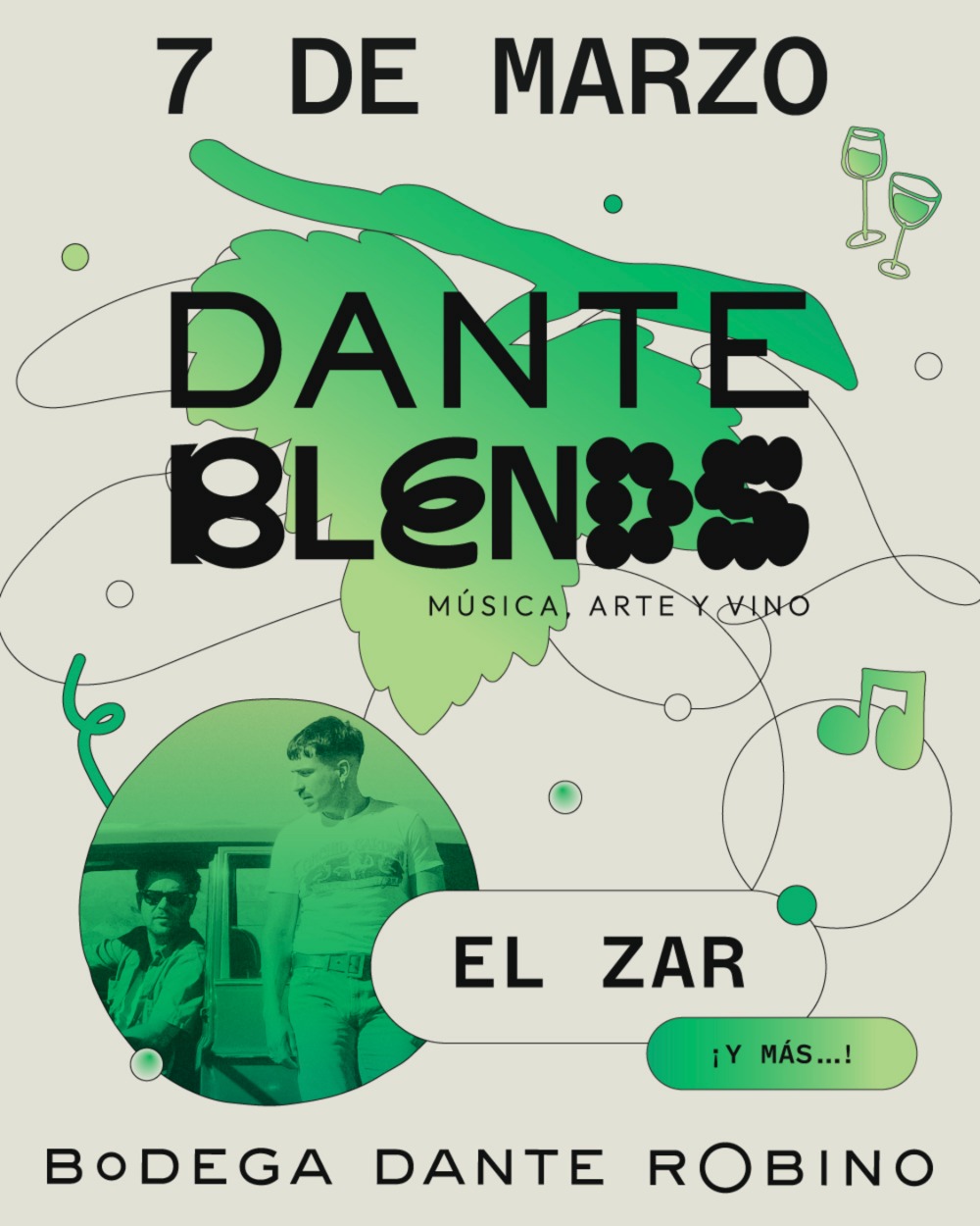 DANTE BLENDS, SABADO 7 DE MARZO, MENDOZA