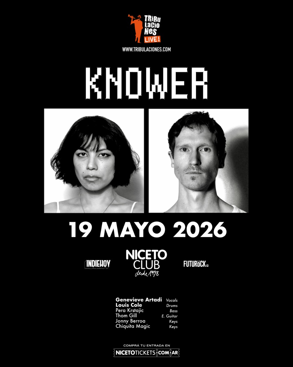 KNOWER en Niceto Club