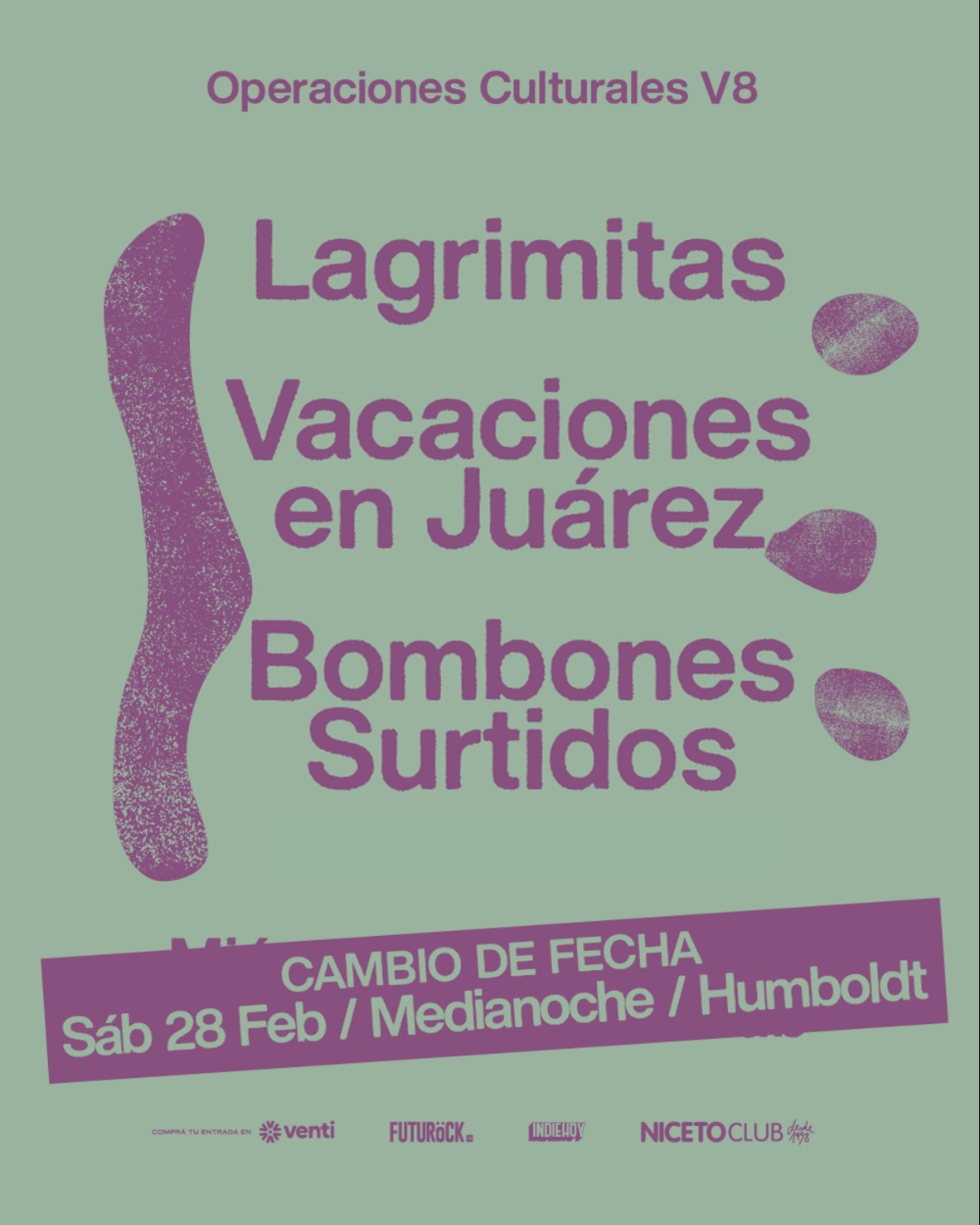 Operaciones Culturales V8 en Humboldt | Niceto Club