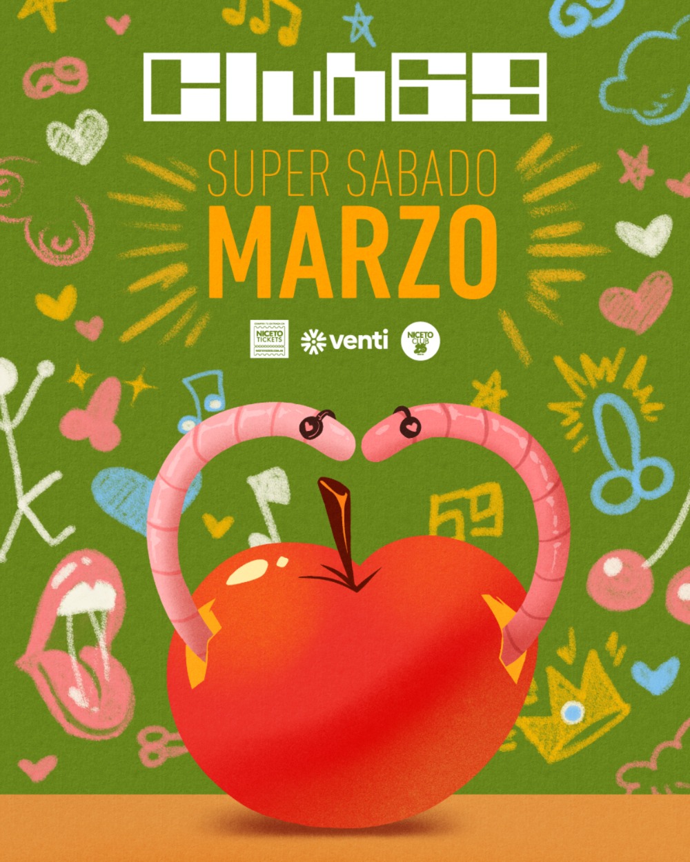 Club 69 | 14 de MAR en Niceto Club