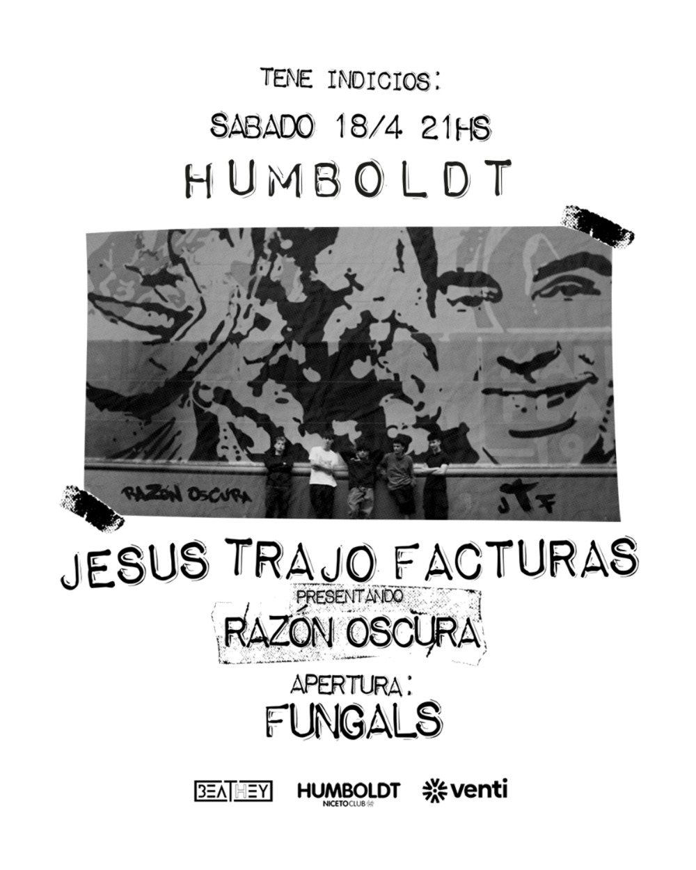 JESUS TRAJO FACTURAS pres. RAZON OSCURA en Humboldt | Niceto Club