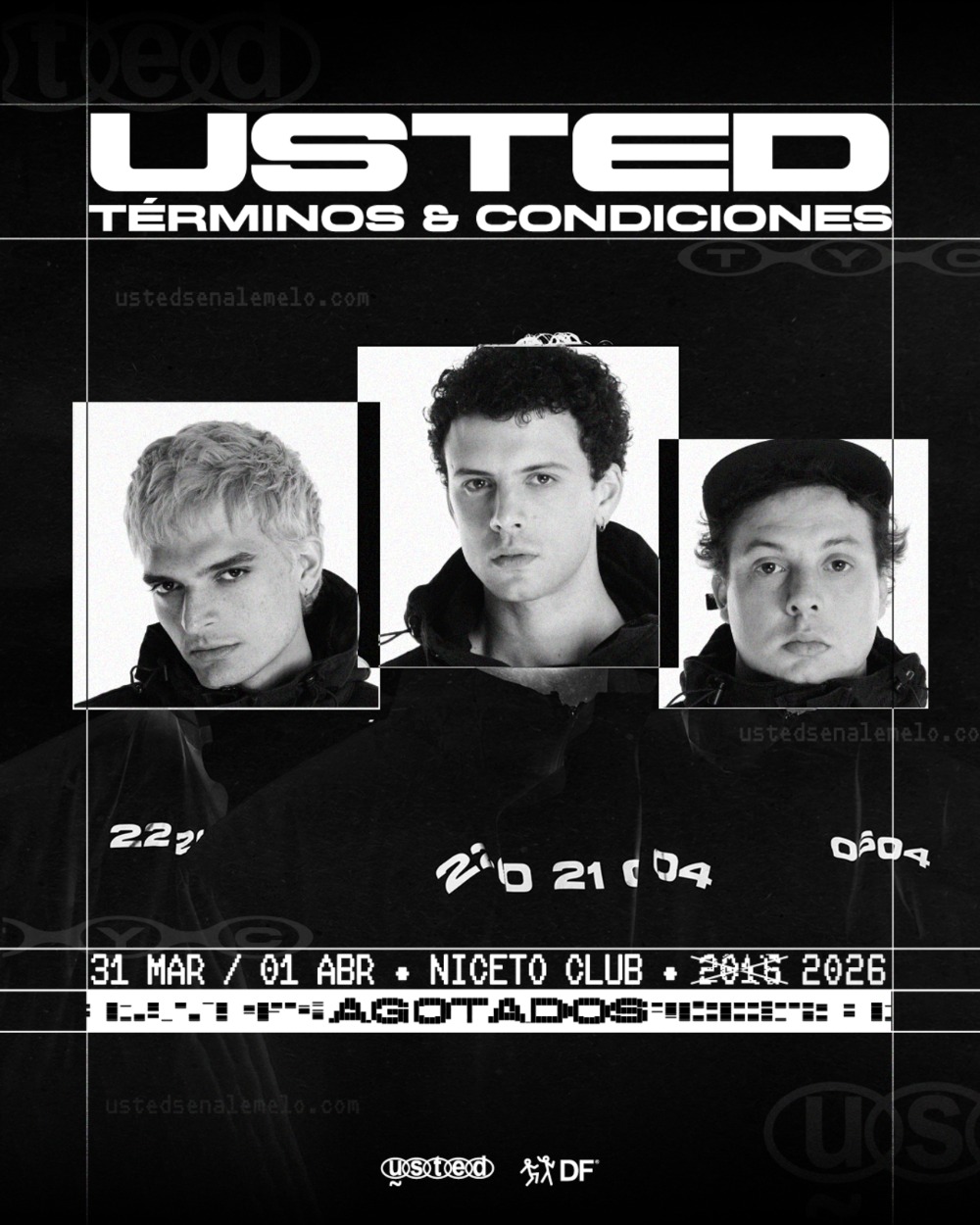 USTED SEÑALEMELO PRESENTA TÉRMINOS & CONDICIONES 31 Mar en Niceto Club