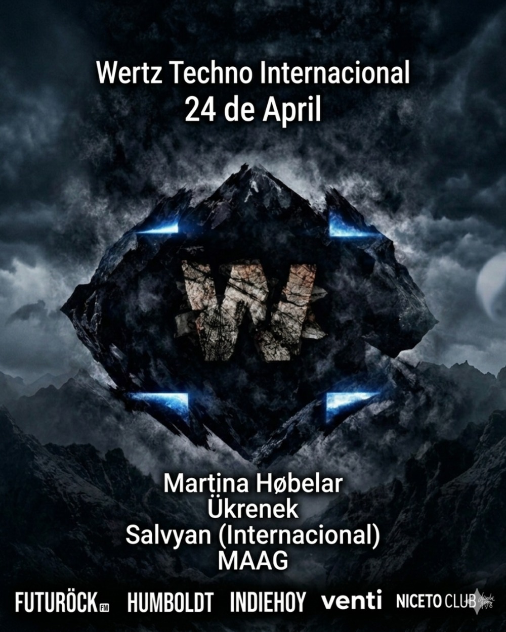 WERTZ Peress. Dj Salvyan Internacional + Residents e Invitados en Humboldt | Niceto Club