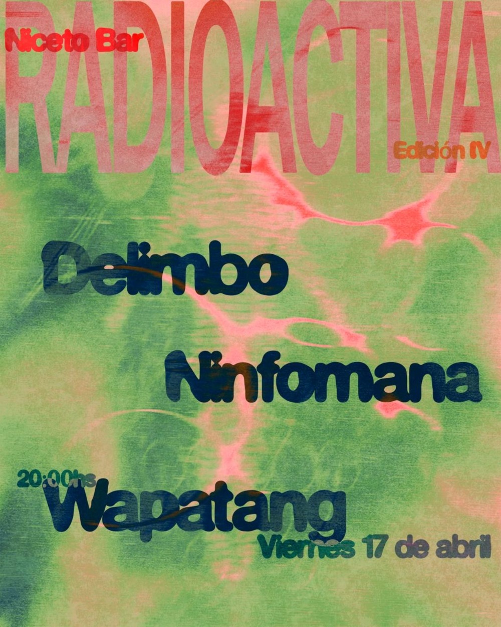 Ciclo Radioactivx IV en Niceto Bar