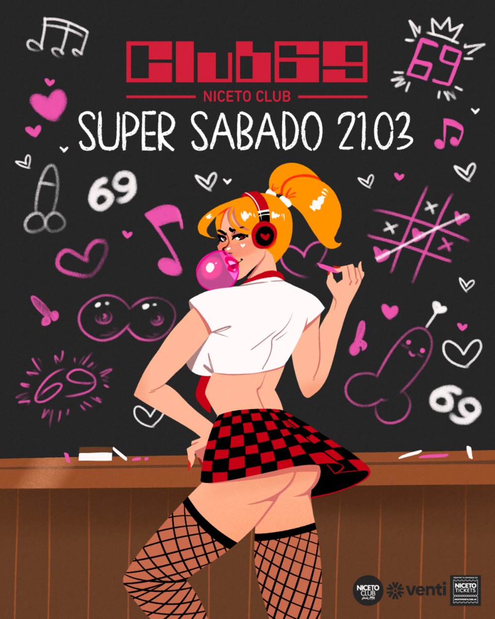 Club 69 | 21 de MAR en Niceto Club