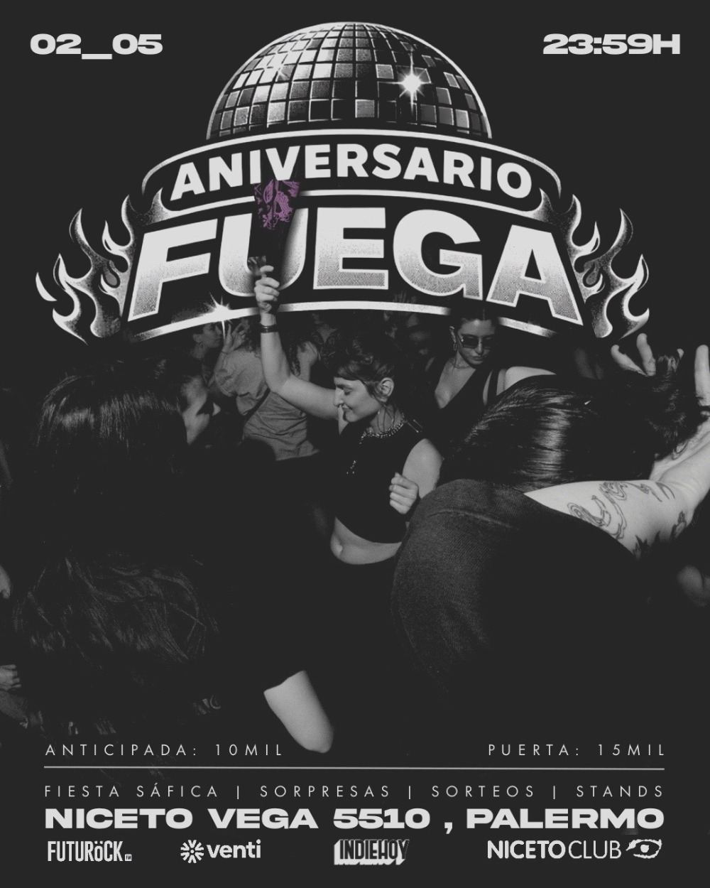 FIESTA FUEGA en Humboldt | Niceto Club