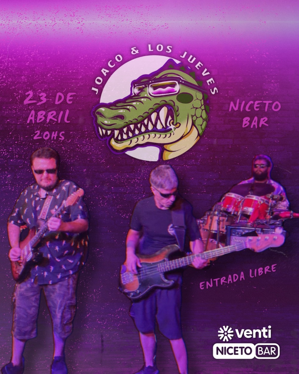 Joaco y los Jueves Gratis en Niceto Bar