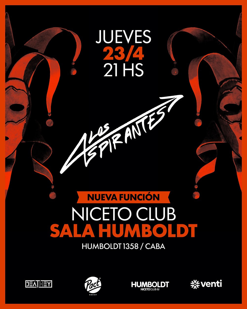 LOS ASPIRANTES en HUMBOLDT 2da función en Humboldt | Niceto Club