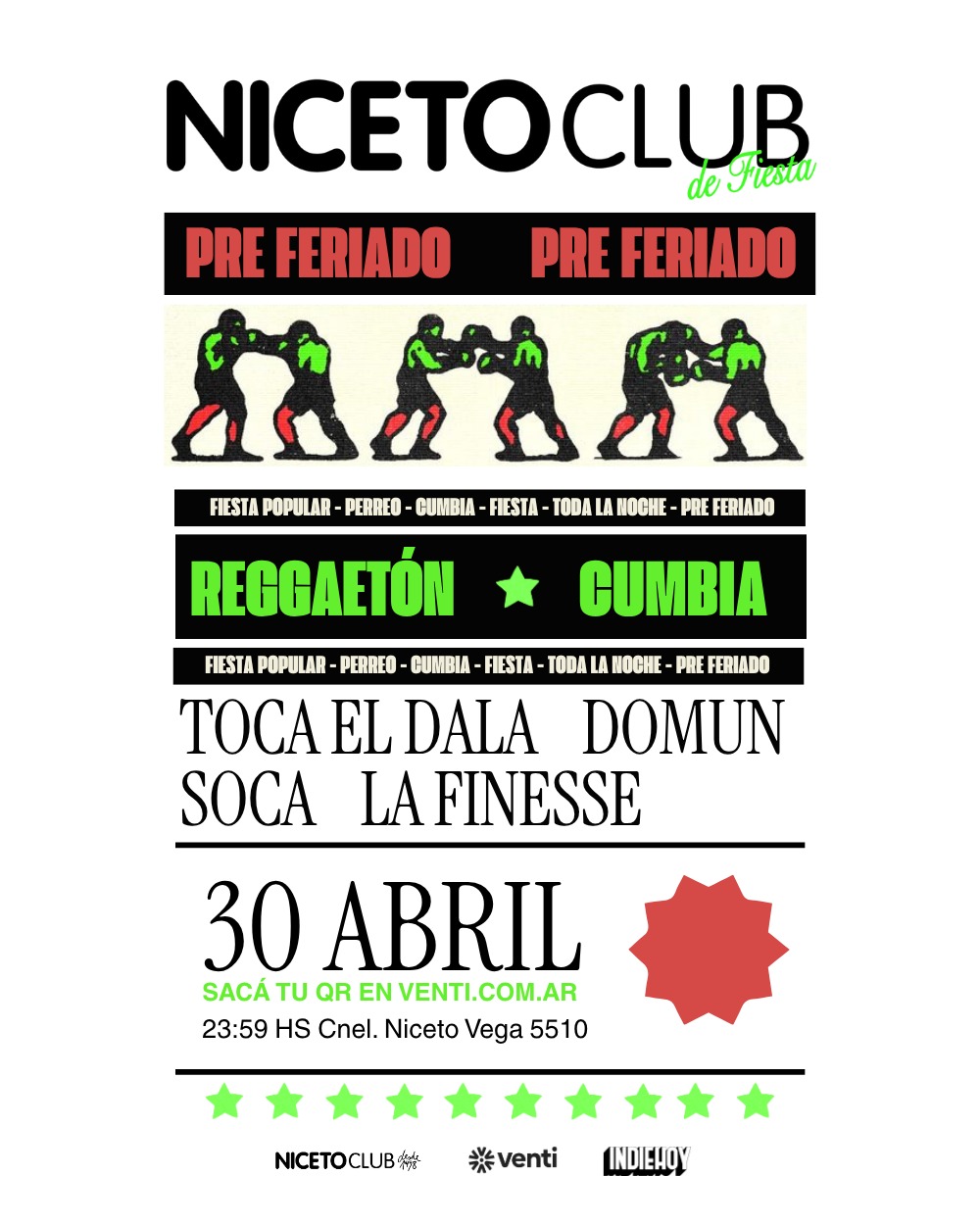 NICETO de Fiesta - PREFERIADO en Niceto Club