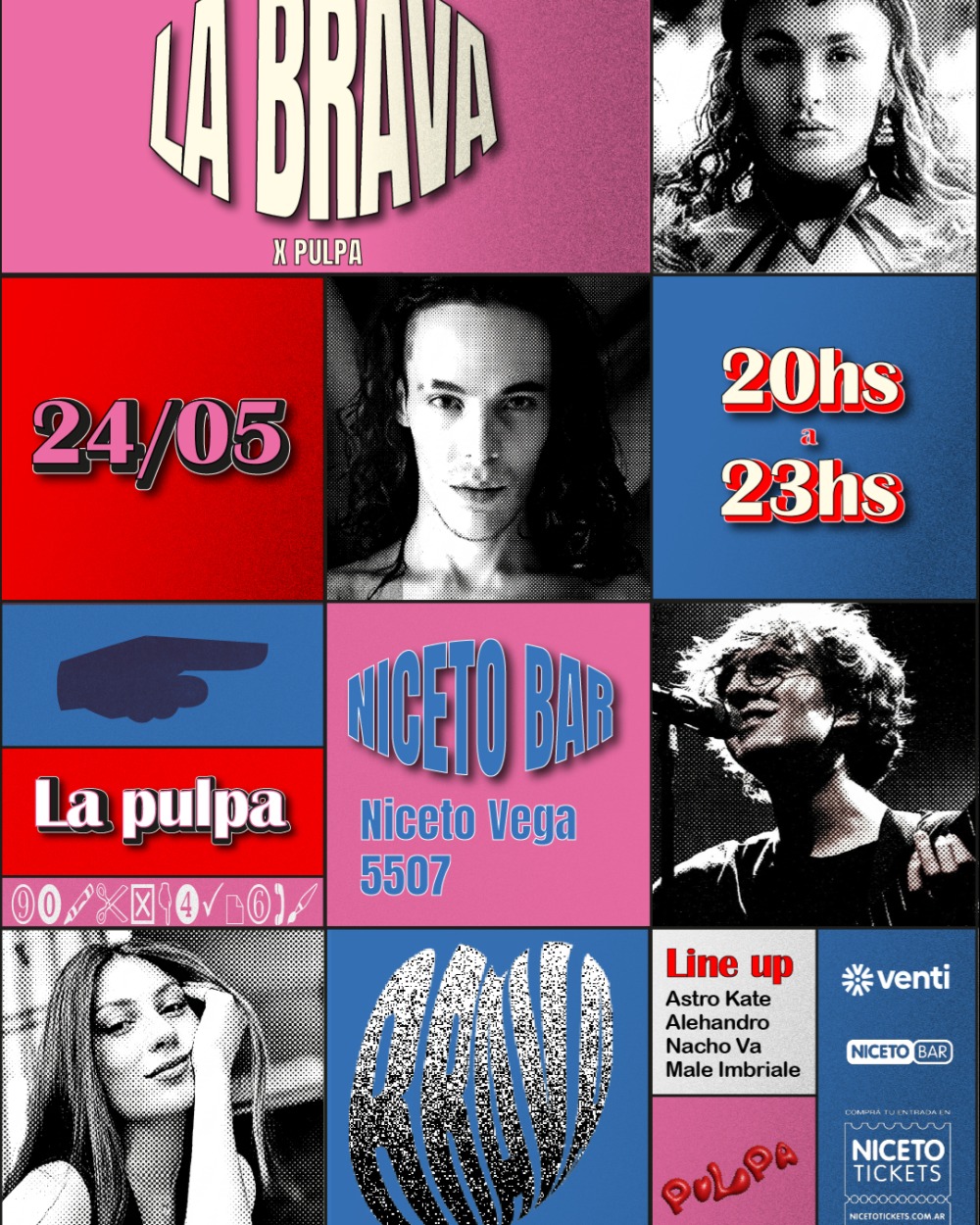 La brava x Pulpa en Niceto Club