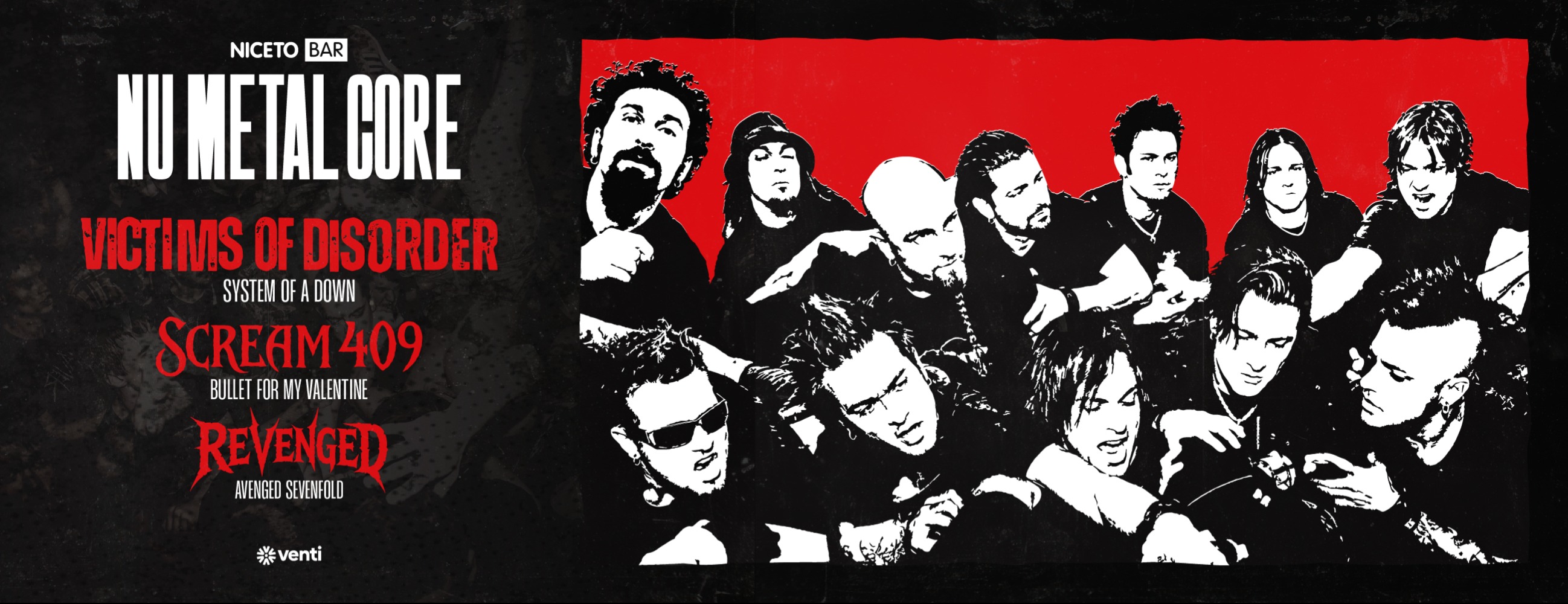 NU METAL CORE en Niceto Bar