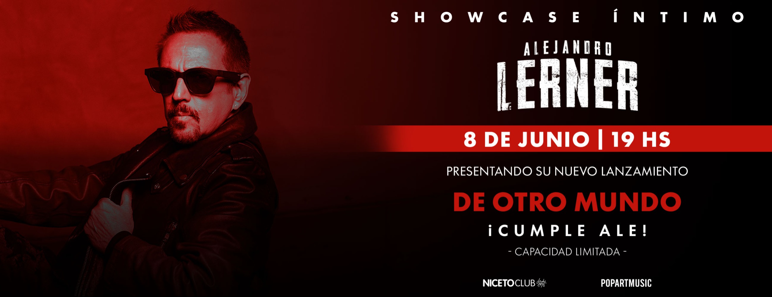 ALEJANDRO LERNER Presenta De Otro Mundo en Niceto Club (+18 años)