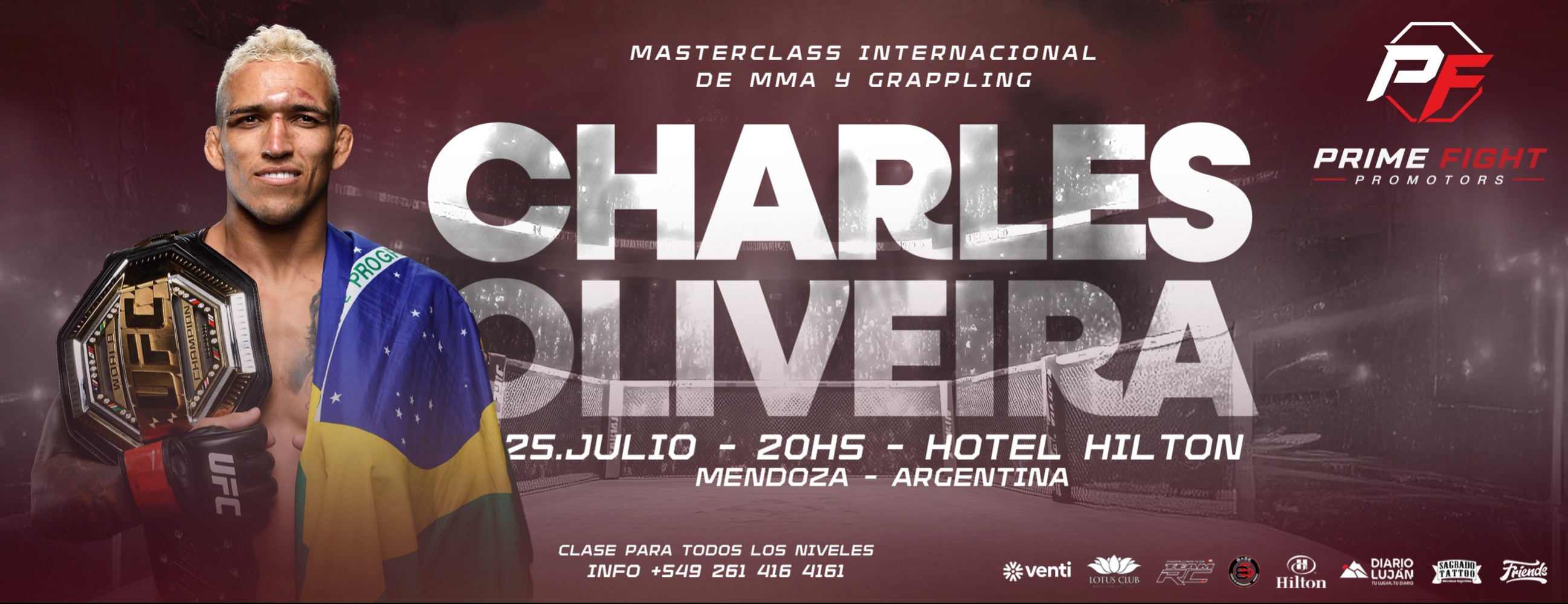 Masterclass CHARLES OLIVEIRA (MMA & Grappling) - 25/07