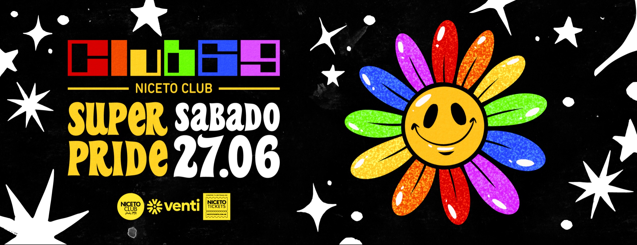 Club 69 |  PRIDE 27 JUN en Niceto Club (+18 años)