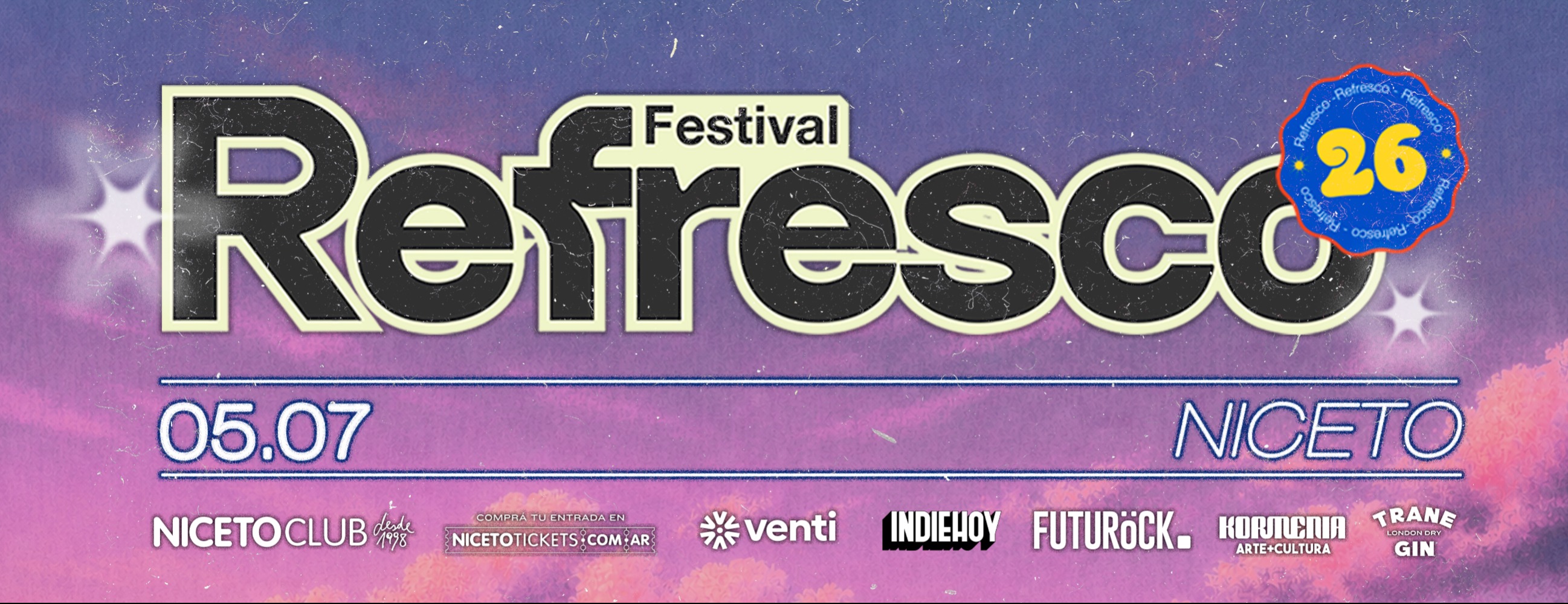 FESTIVAL REFRESCO 5 JULIO   en Niceto Club (+18 años)