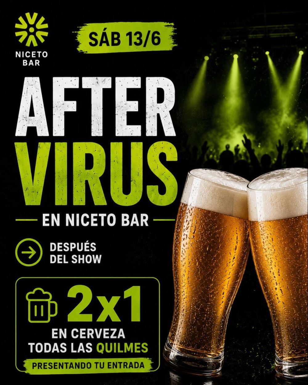 After Virus en Niceto Bar