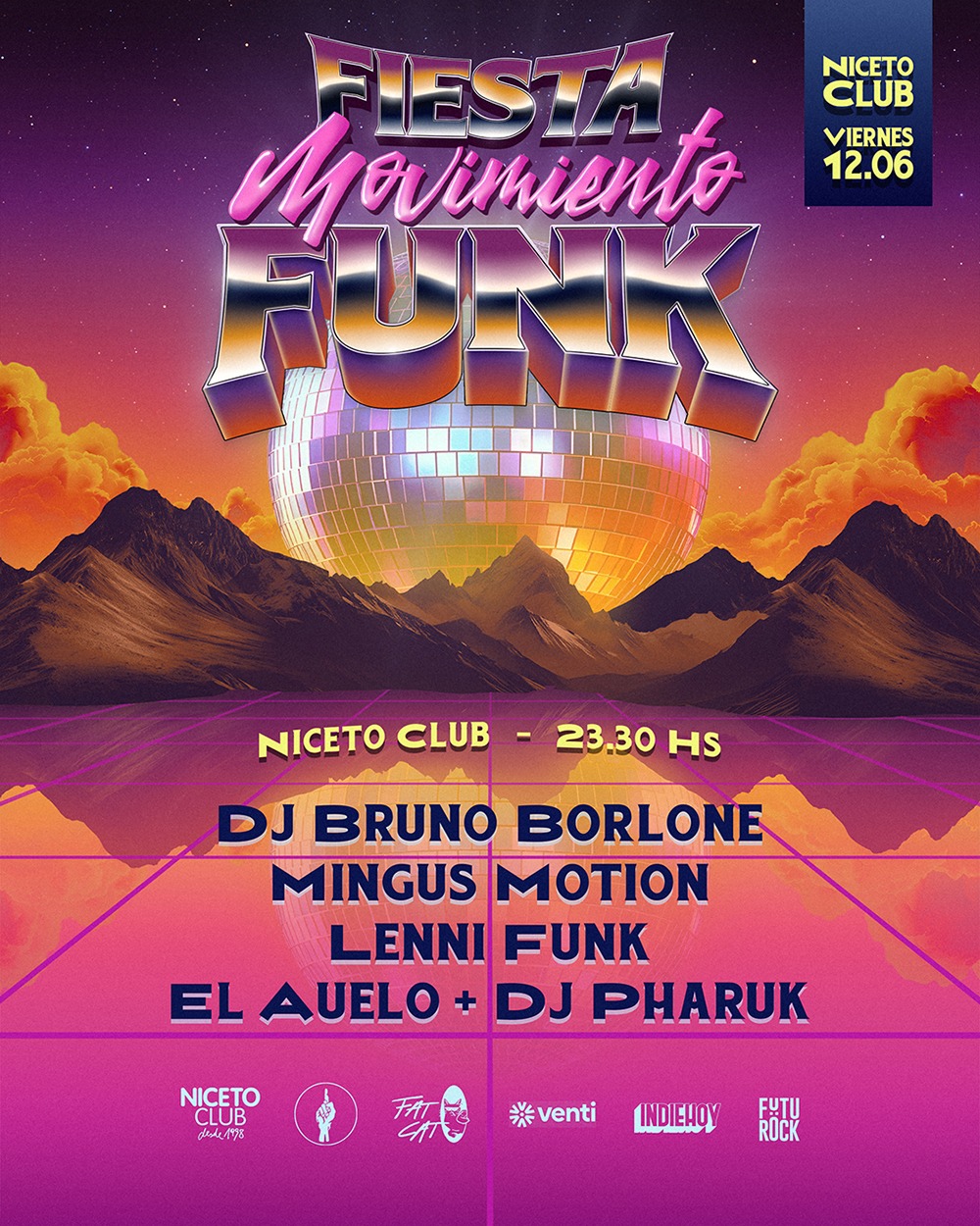 Movimiento Funk en Niceto Club