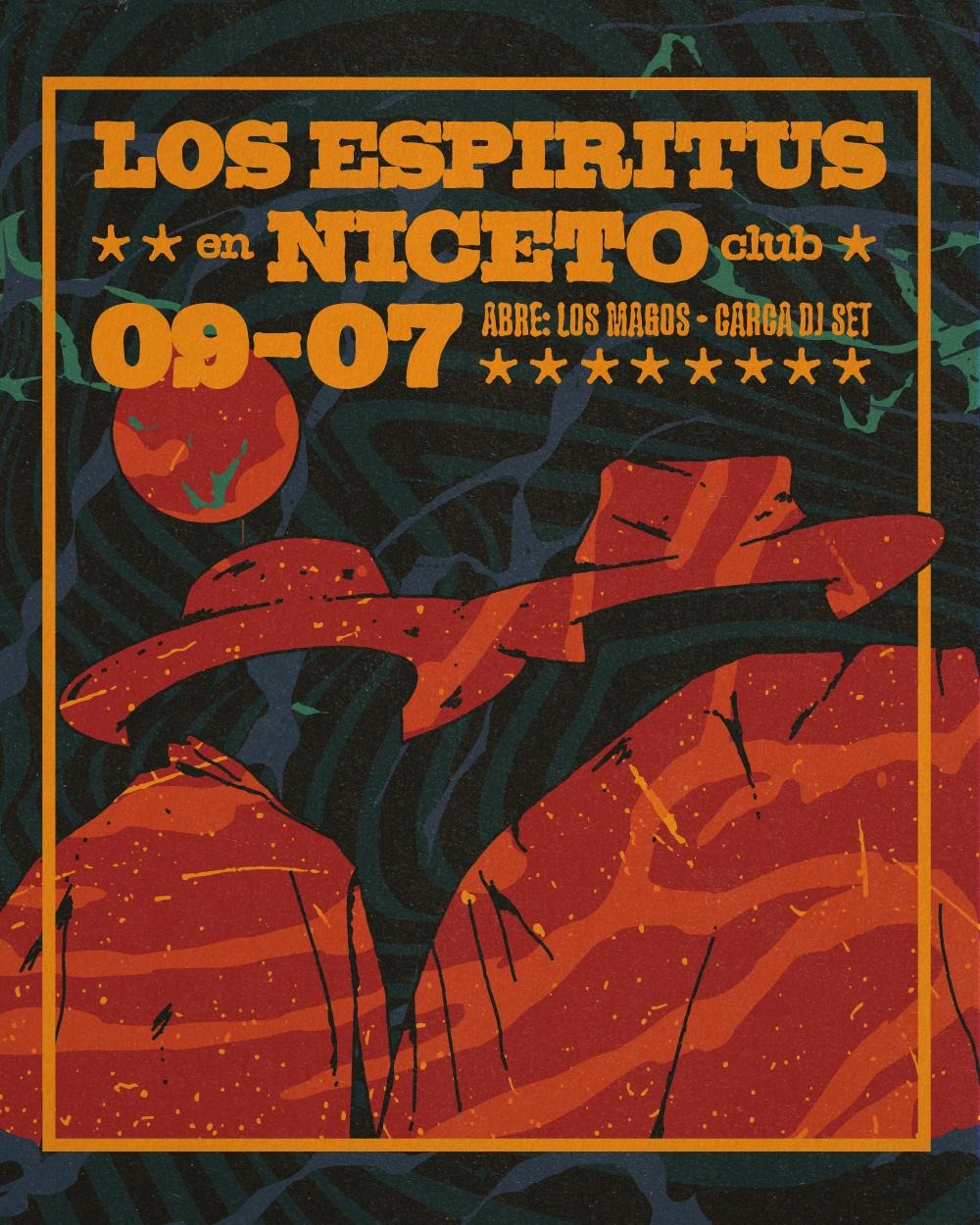 Los Espíritus en Niceto Club (+18 años)