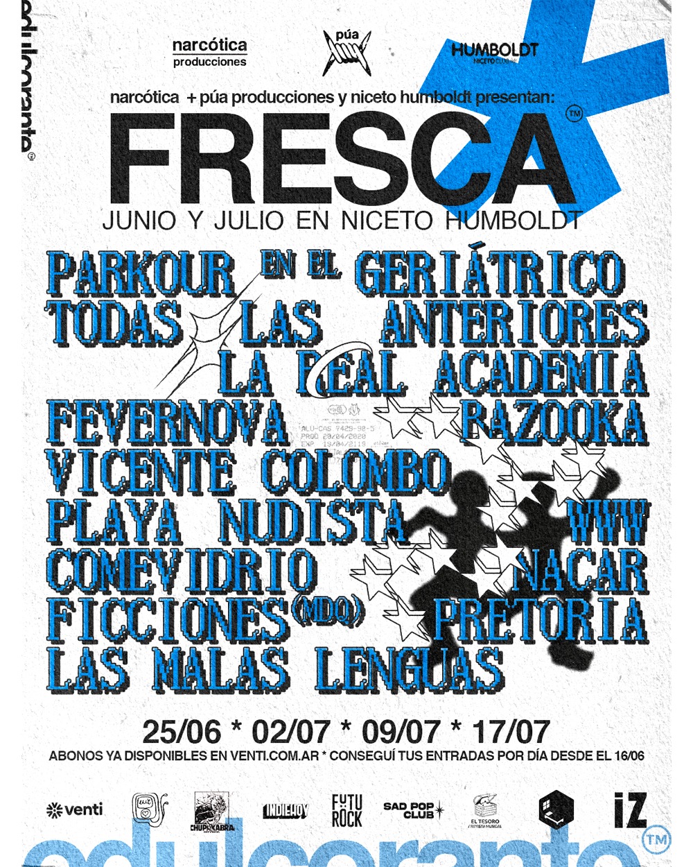 FRESCA: JUNIO Y JULIO  | 25/6 * 2/7 * 9/7 * 17/7 en Humboldt | Niceto Club  (+18 años)