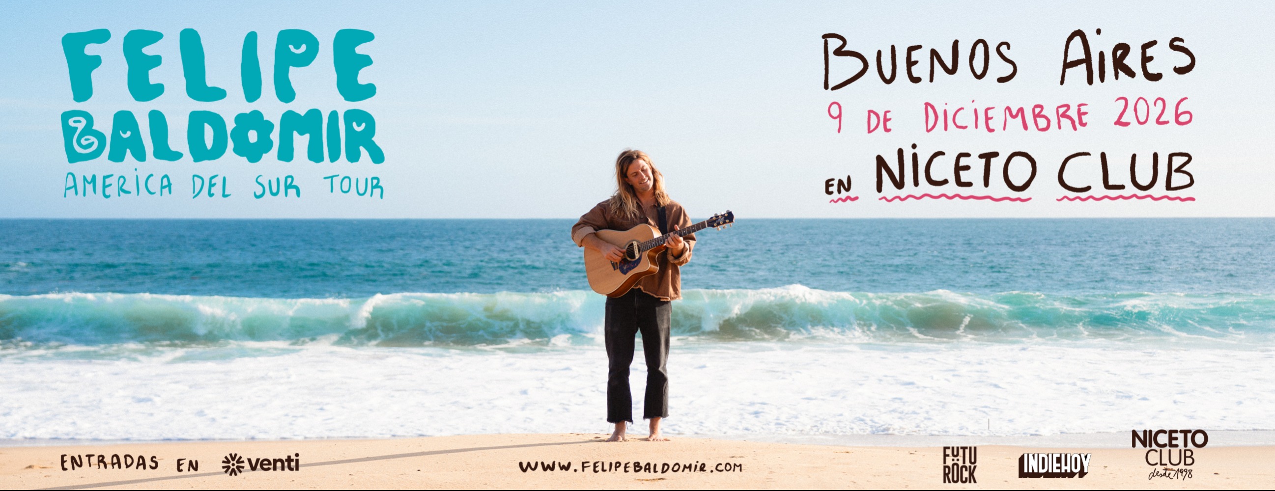 Felipe Baldomir en Buenos Aires en Niceto Club