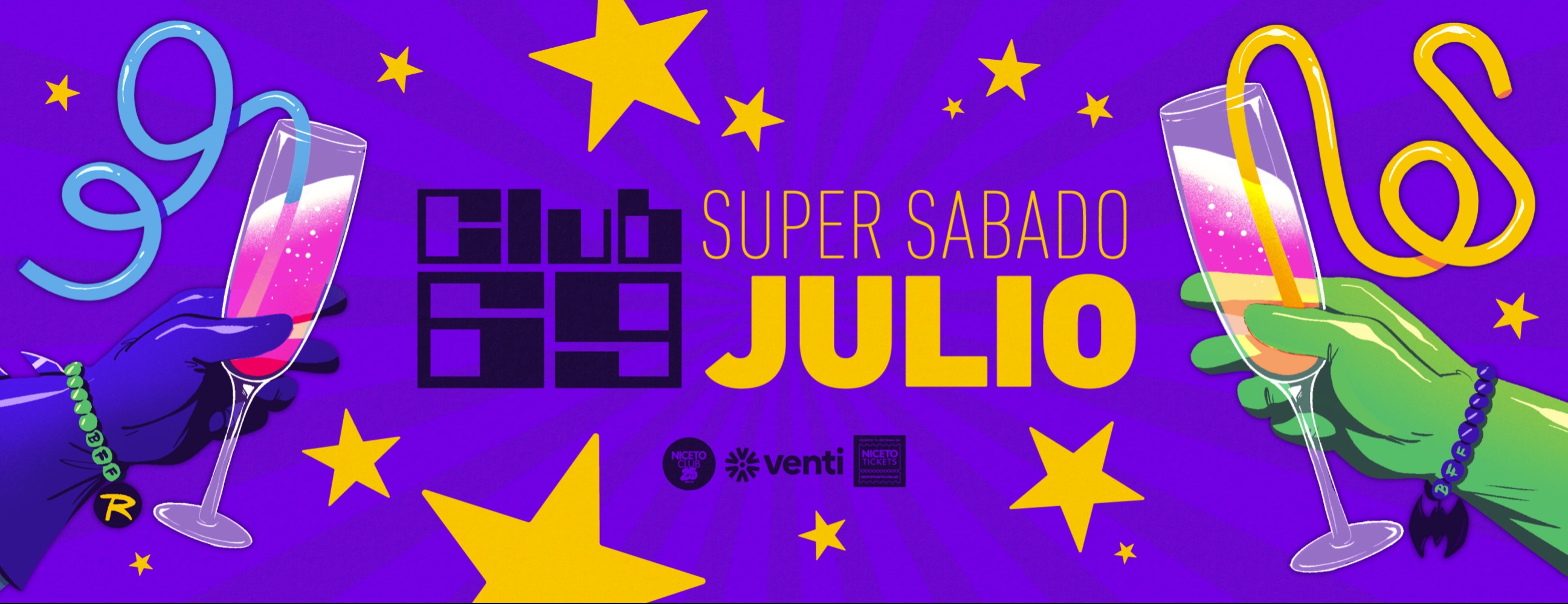 Club 69 | 25 de Julio en Niceto Club (+18 años)