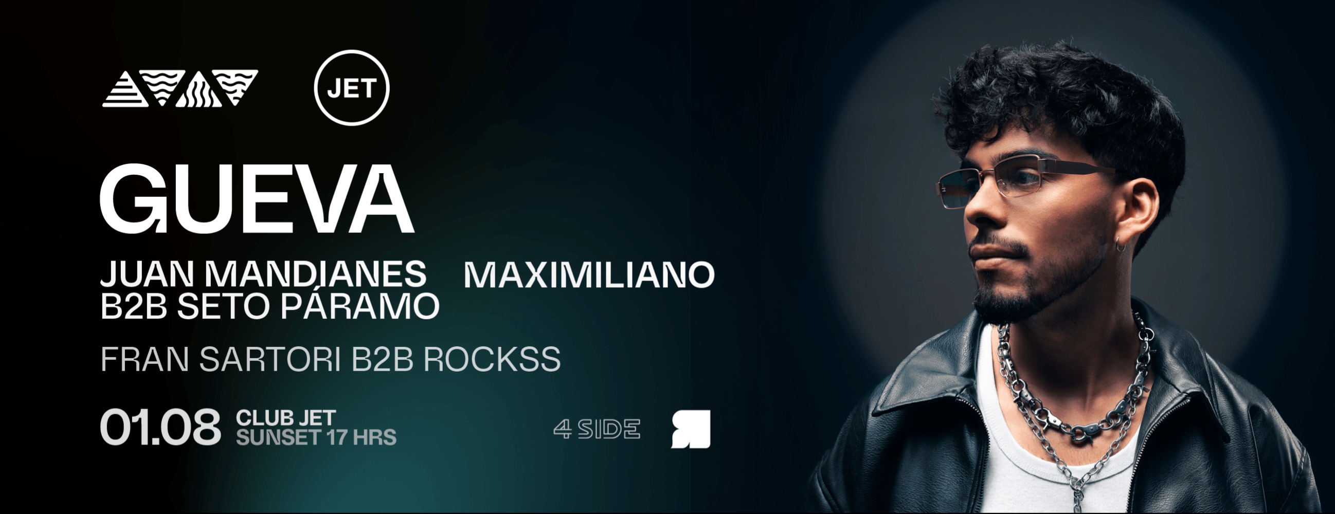 Gueva + Juan Mandianes b2b Seto Paramo + Maximiliano + Fran Sartori b2b Rockss