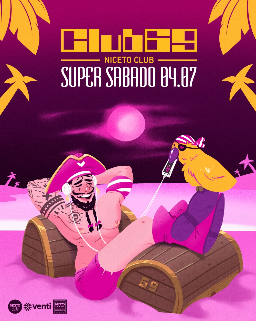Club 69 | 4 de JULIO en Niceto Club (+18 años)
