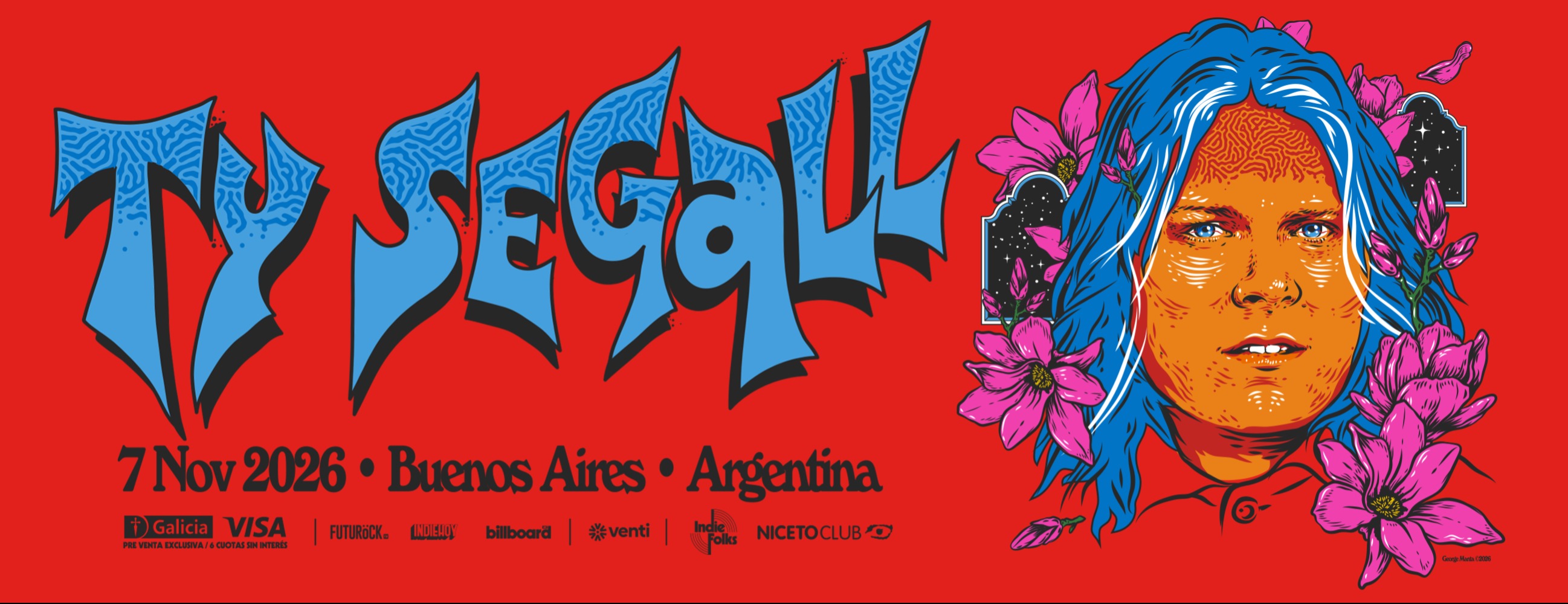 Ty Segall en Niceto Club (+ 18 años)