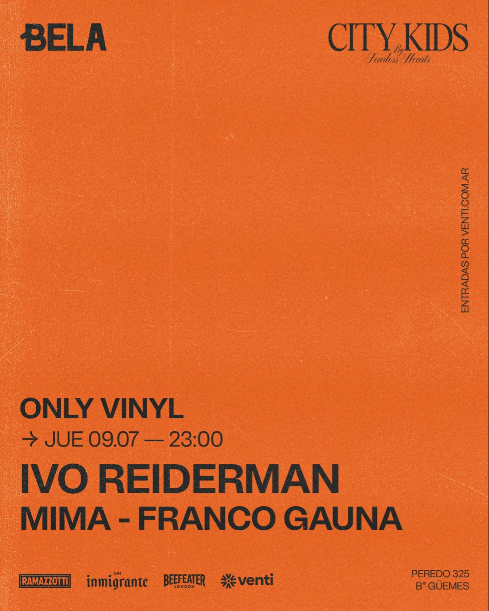 Mima, Ivo Reiderman y Franco Gauna en Bela