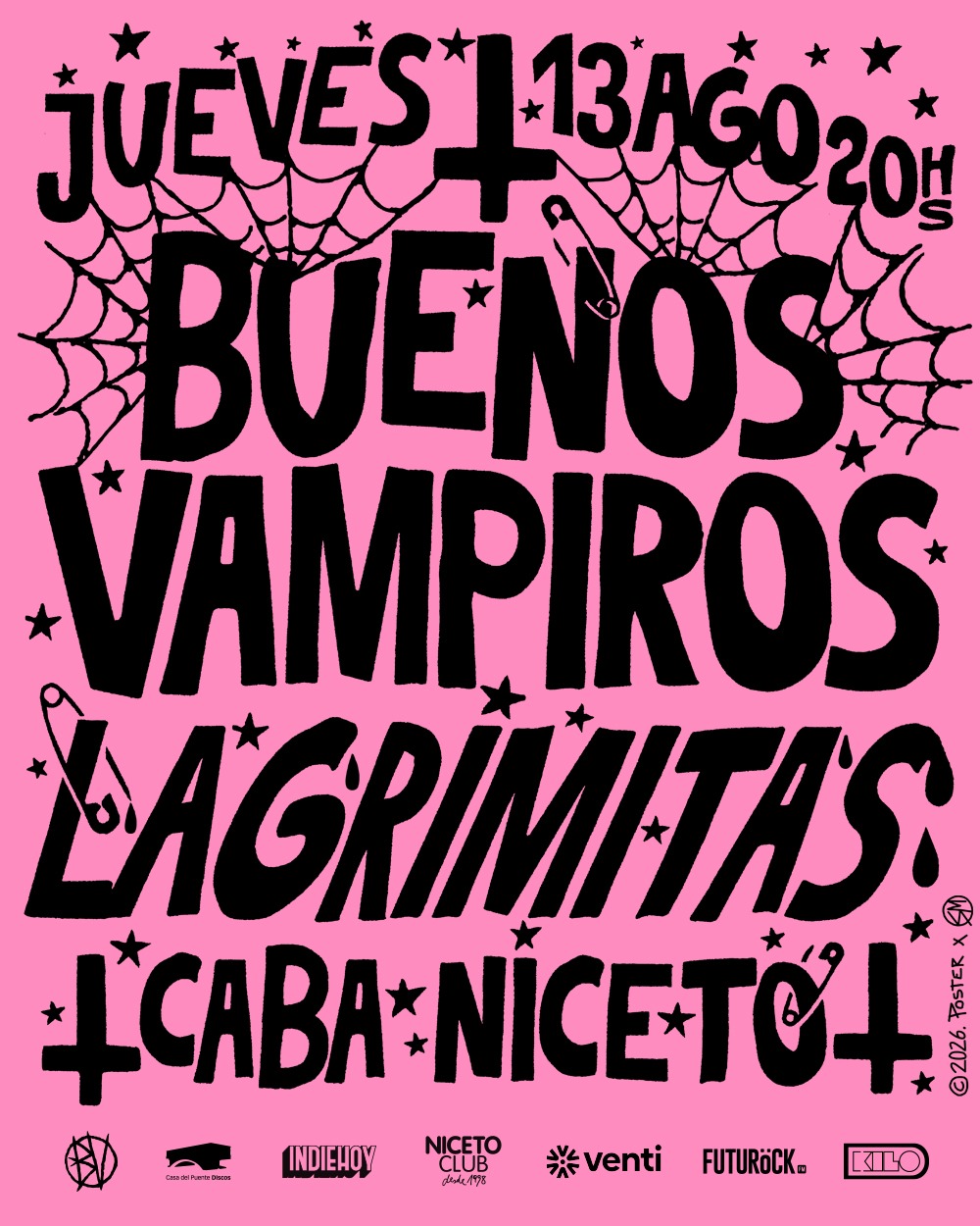 Buenos Vampiros en Niceto Club  (+18 años)