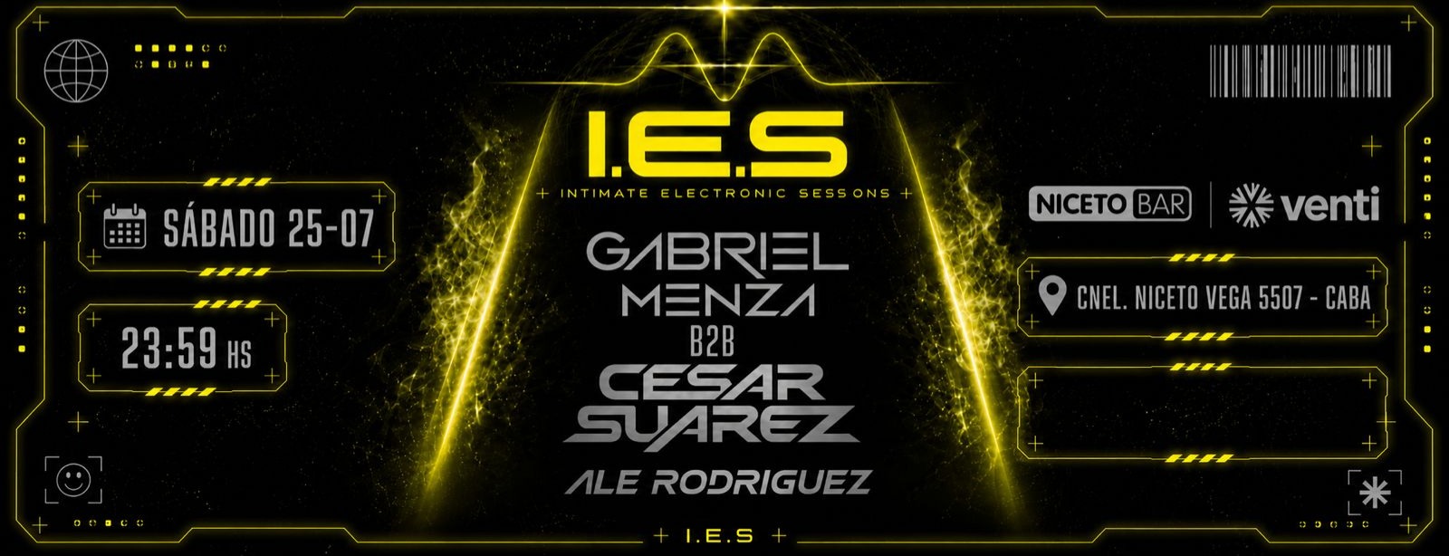 I.e.s - Electronic Music Sessions en Niceto Bar