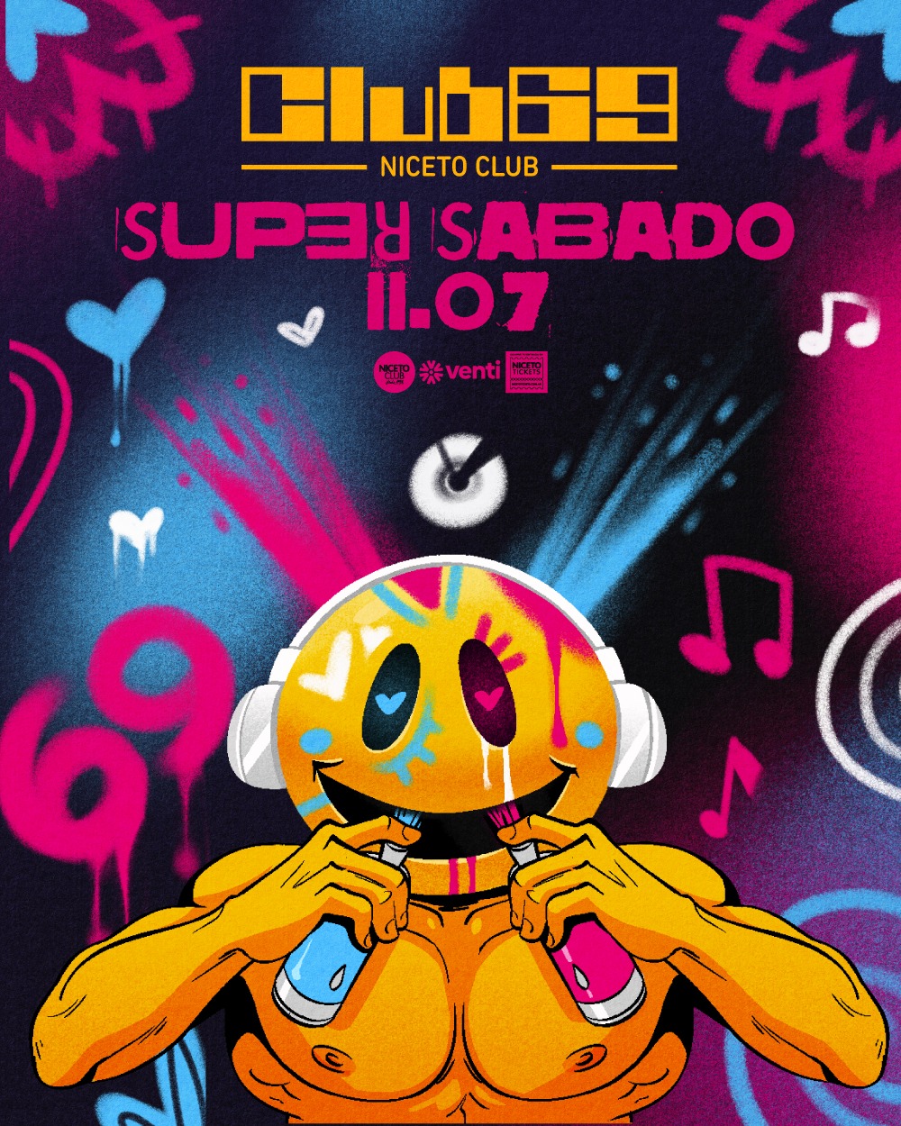Club 69 | 11 de JULIO en Niceto Club (+18 años)