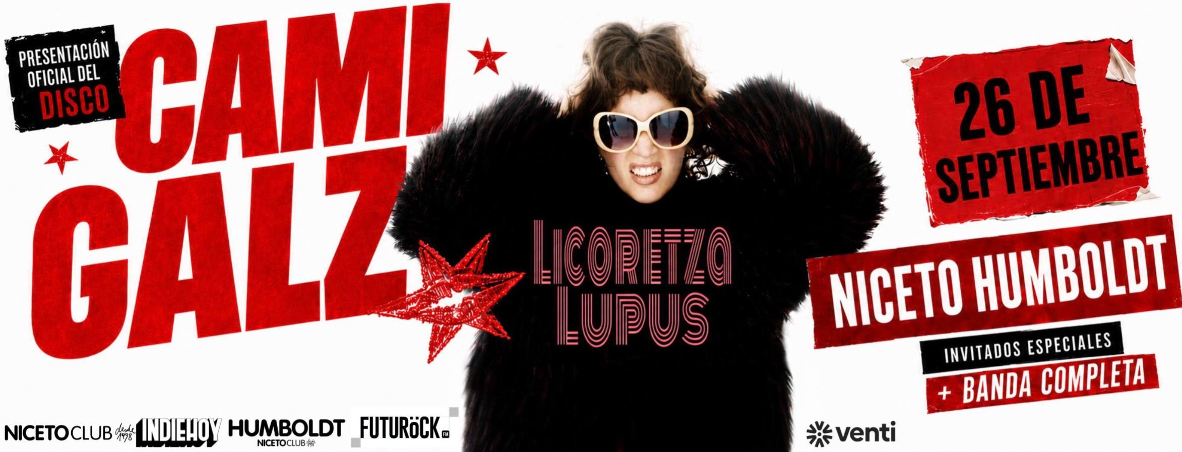 Cami Galz: Licoretza Lupus - Presentación Oficial en Humboldt | Niceto Club