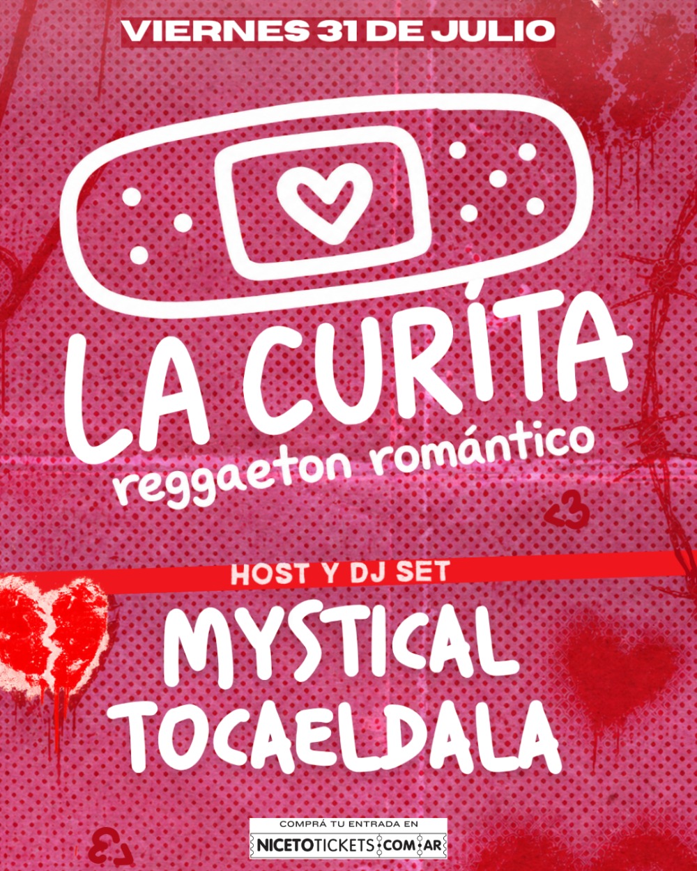 LA CURÍTA (reggaetón romántico) en Niceto Bar