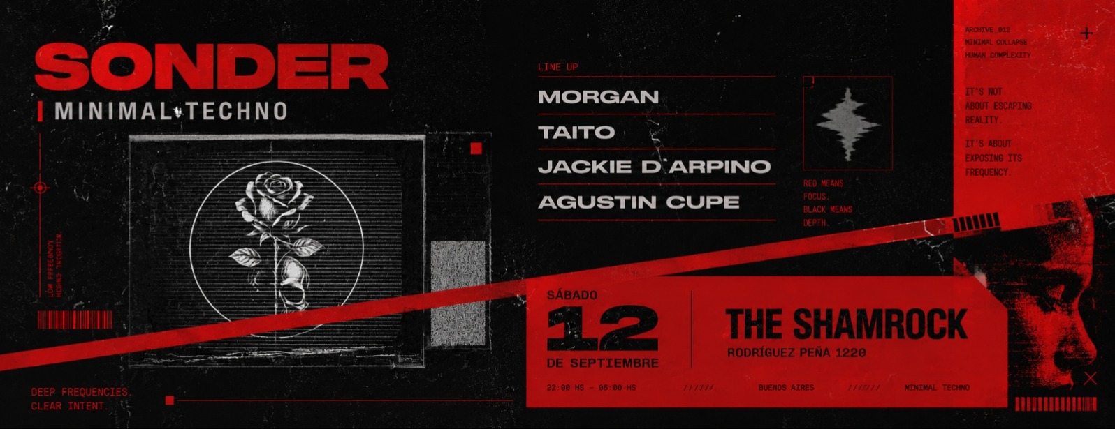 Sonder @ Shamrock Basement - Morgan / Taito / Jackie D'Arpino / Agustin Cupe