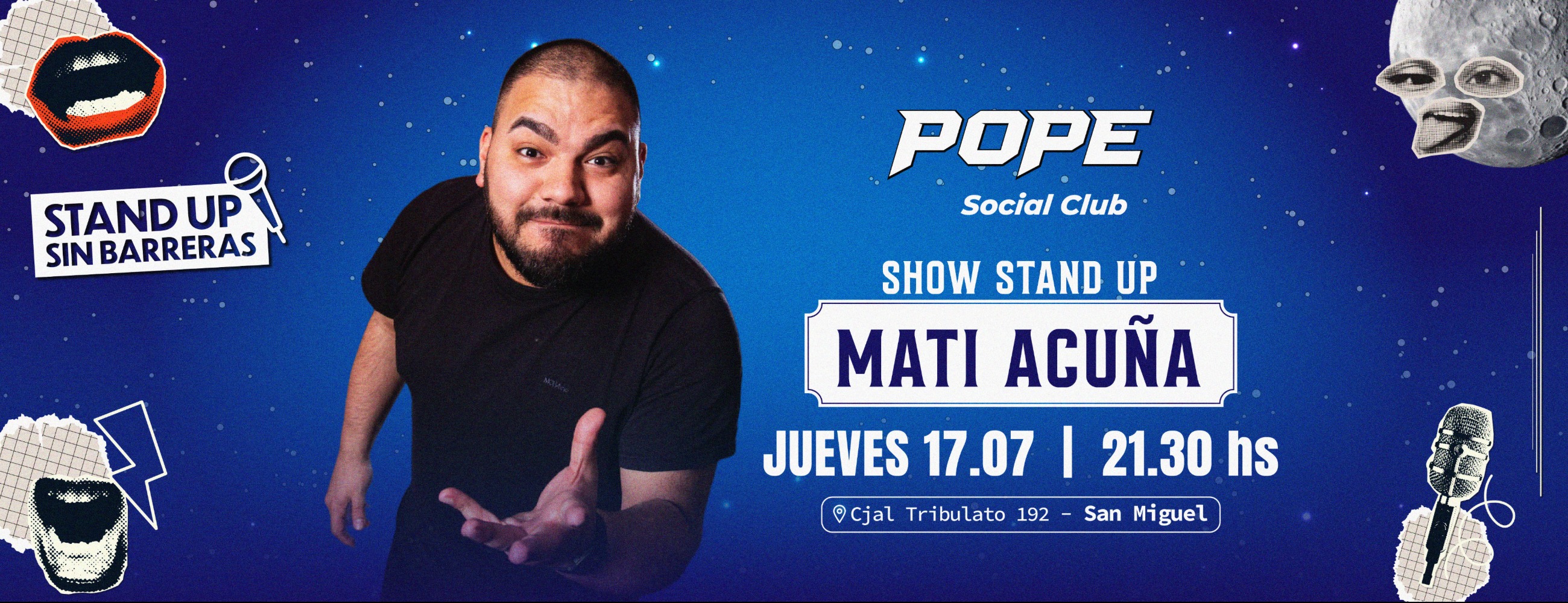 POPE - SHOW STAND UP JUEVES 16/07 | MATI ACUÑA