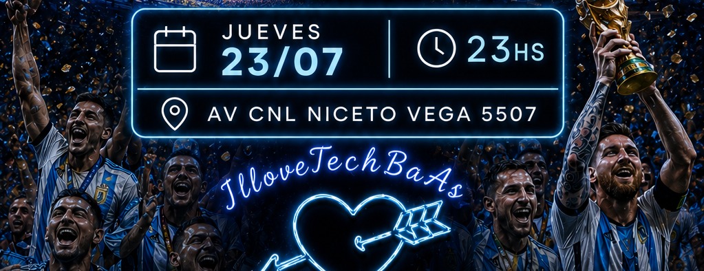iLoveTech 23 Jul en Niceto Bar