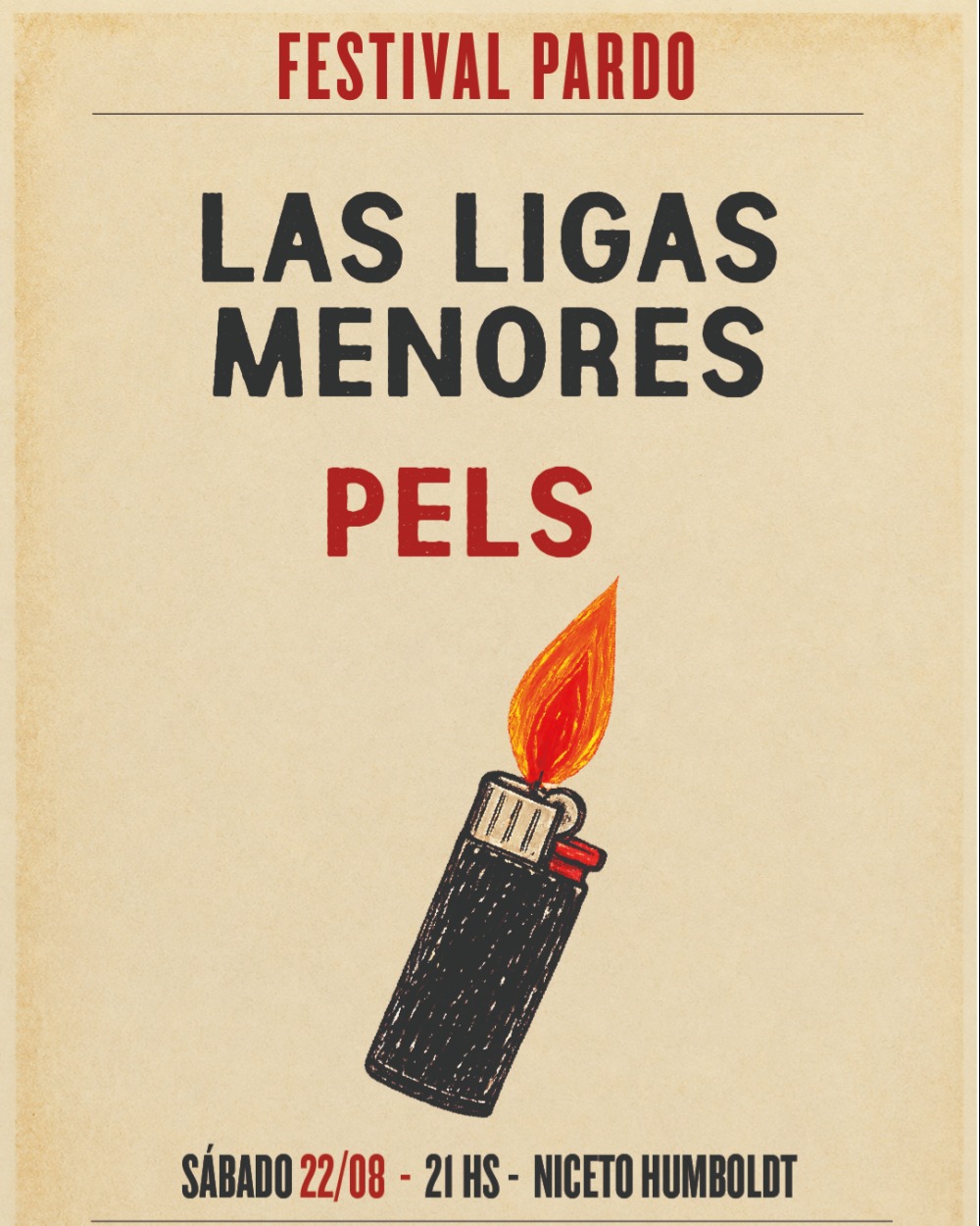 FESTIVAL PARDO: LAS LIGAS MENORES + PELS en Humboldt | Niceto Club (+18 años)