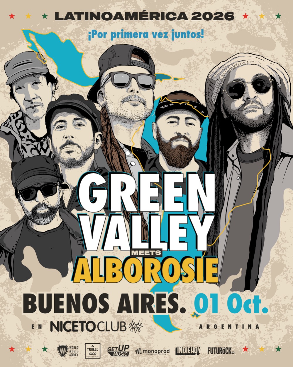 Green Valley meets Alborosie en Niceto Club (+18 años)
