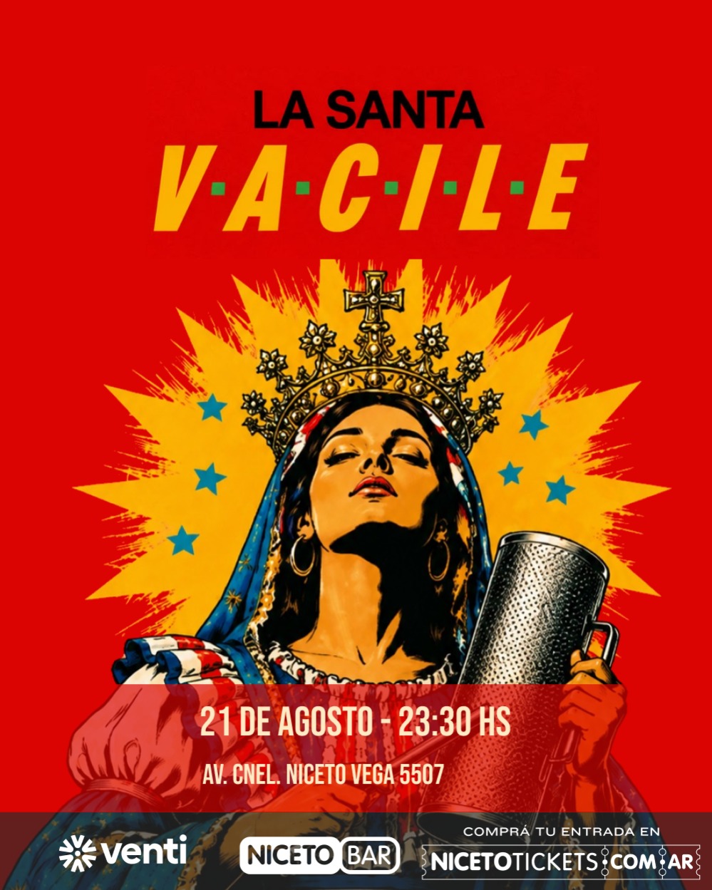La Santa Vacile: Debut en Niceto Bar