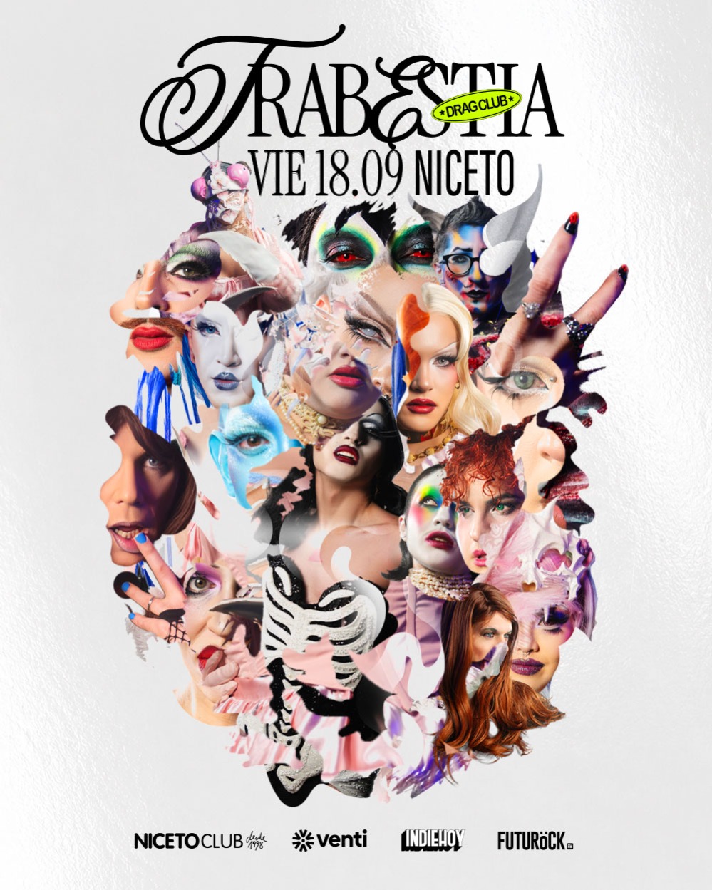 Trabestia, drag club 18 SEP en Niceto Club (+18 años)