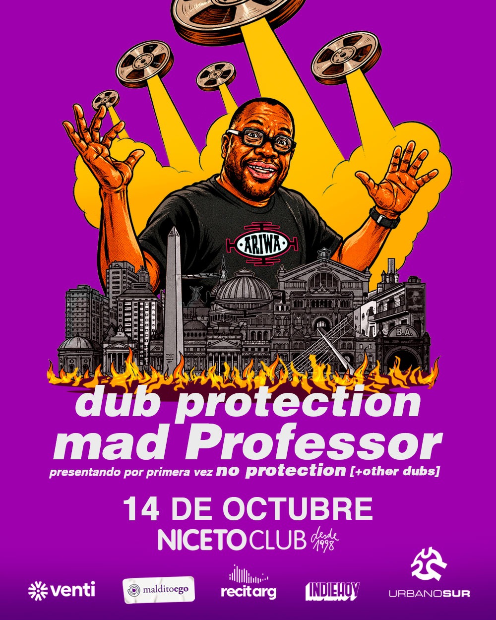 MAD PROFESSOR en Niceto Club (+18 años)