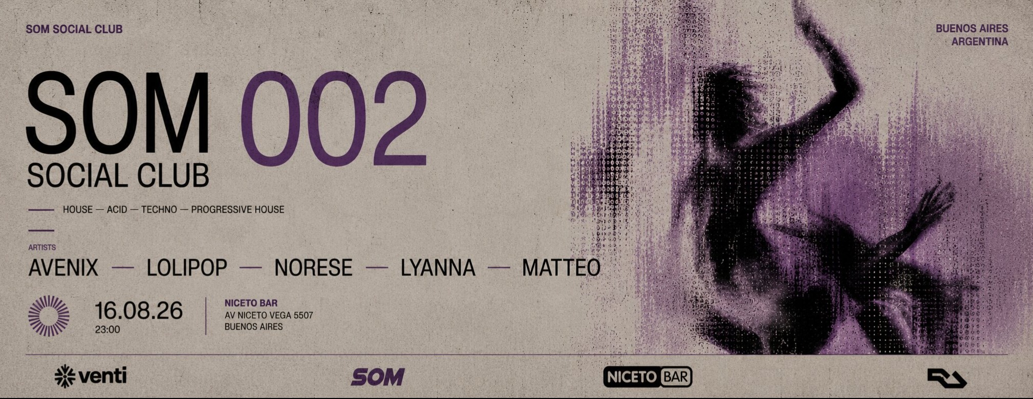 SOM SOCIAL CLUB 002 at Niceto Bar