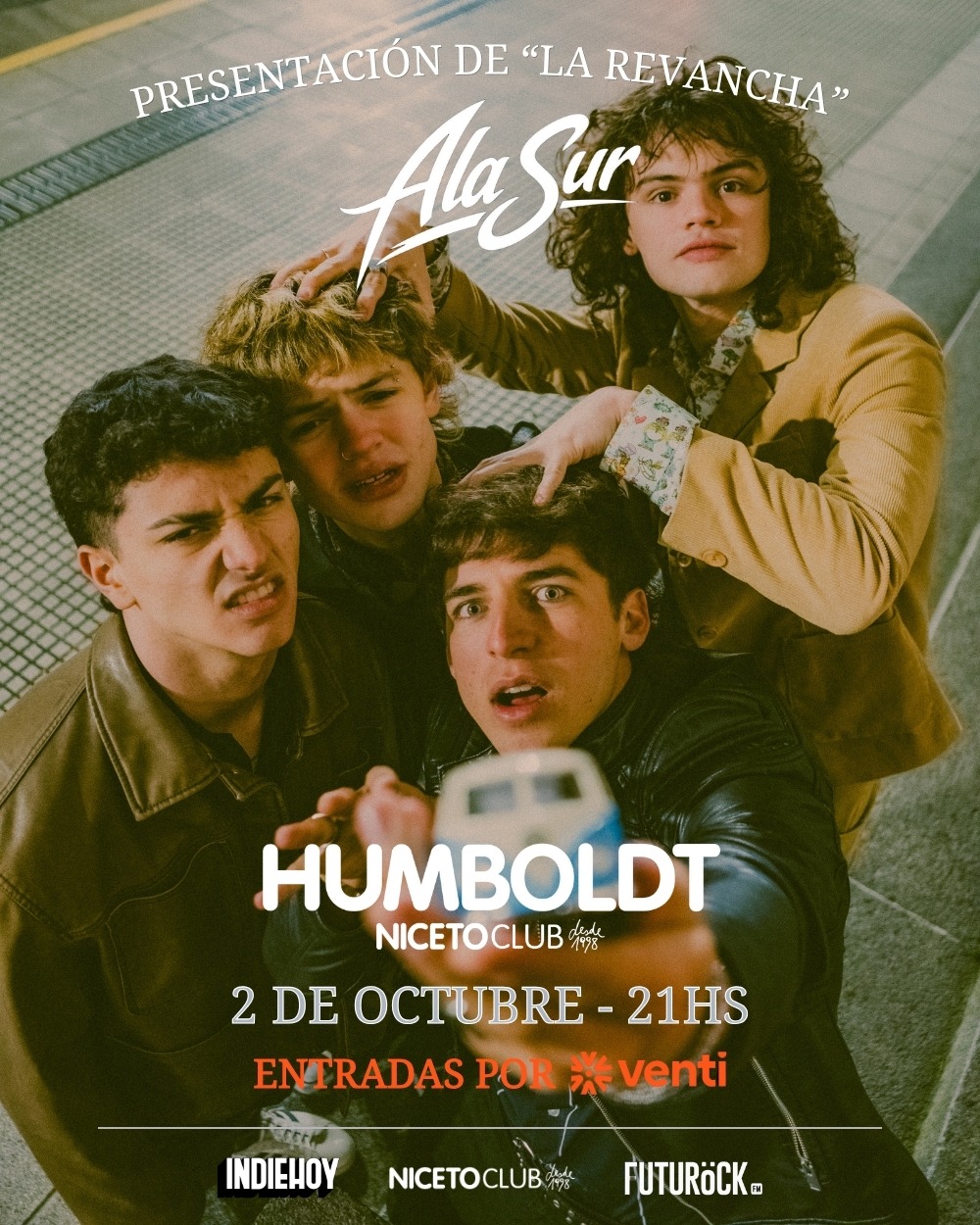 Ala sur presentando “La Revancha” en Humboldt | Niceto Club  (+18 años)