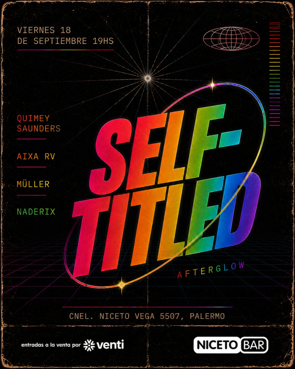 SELF-TITLED AFTERGLOW en Niceto Bar