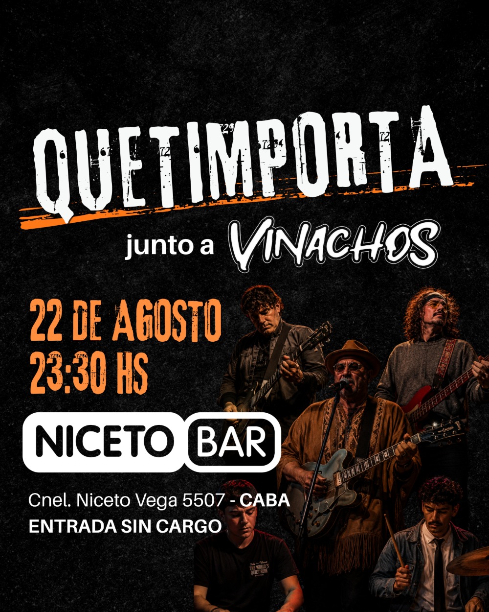 QUETIMPORTA Y VINACHOS en Niceto Bar